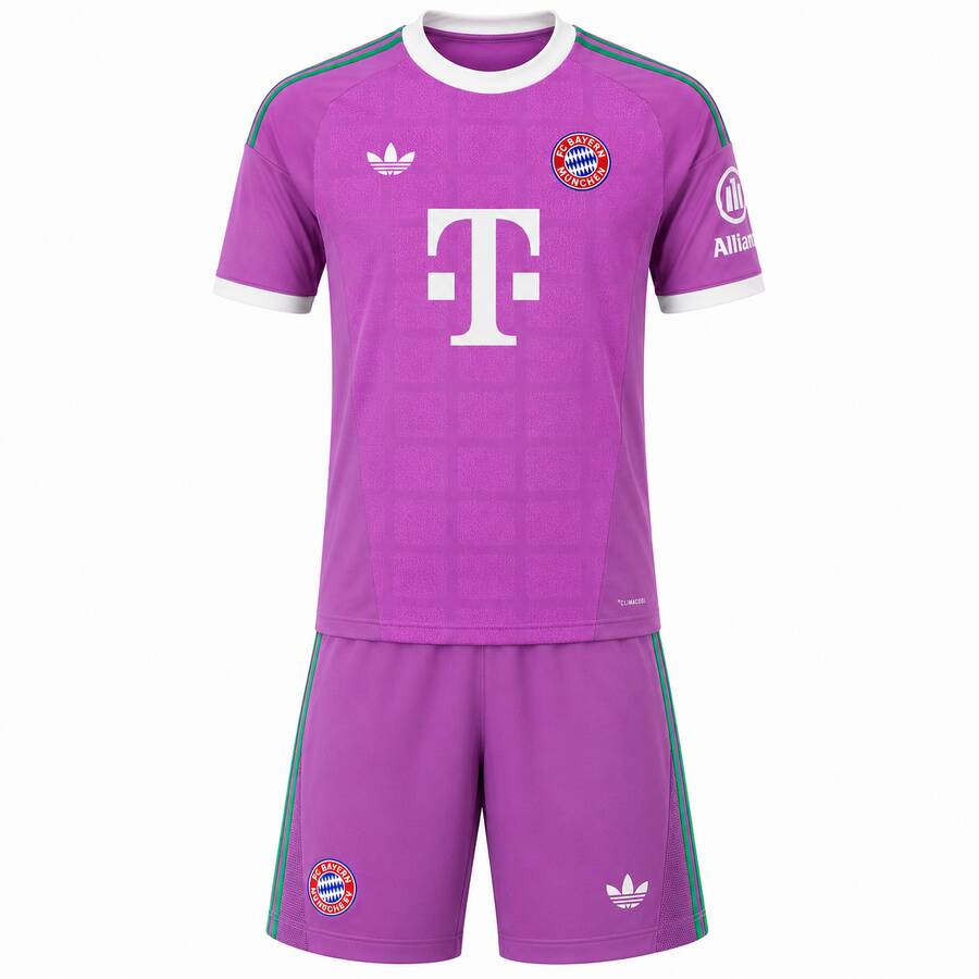 Kit de Criança - Bayern Munich - Guarda-redes - Rosa - 26/27