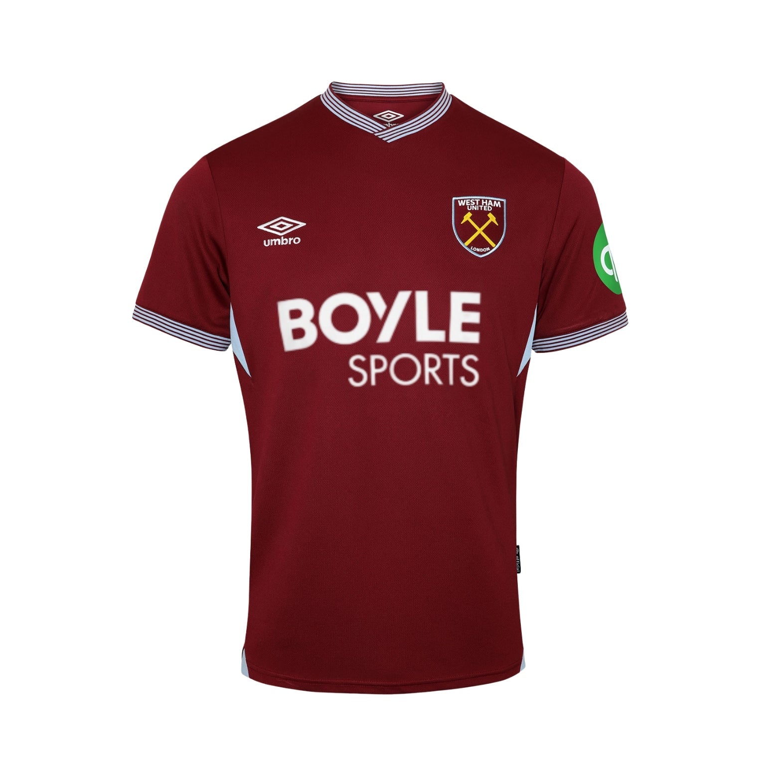 West Ham Principal 25/26 - Todos os Patrocínios