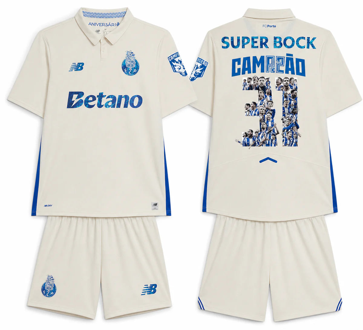 Kit de Criança - FC Porto Terceiro 25/26 - CAMPEÃO