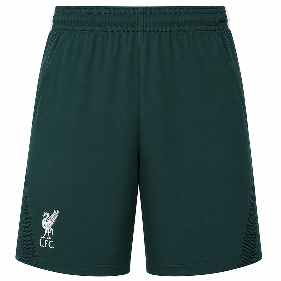 Liverpool Goalkeeper Football Shorts 26 27 Green