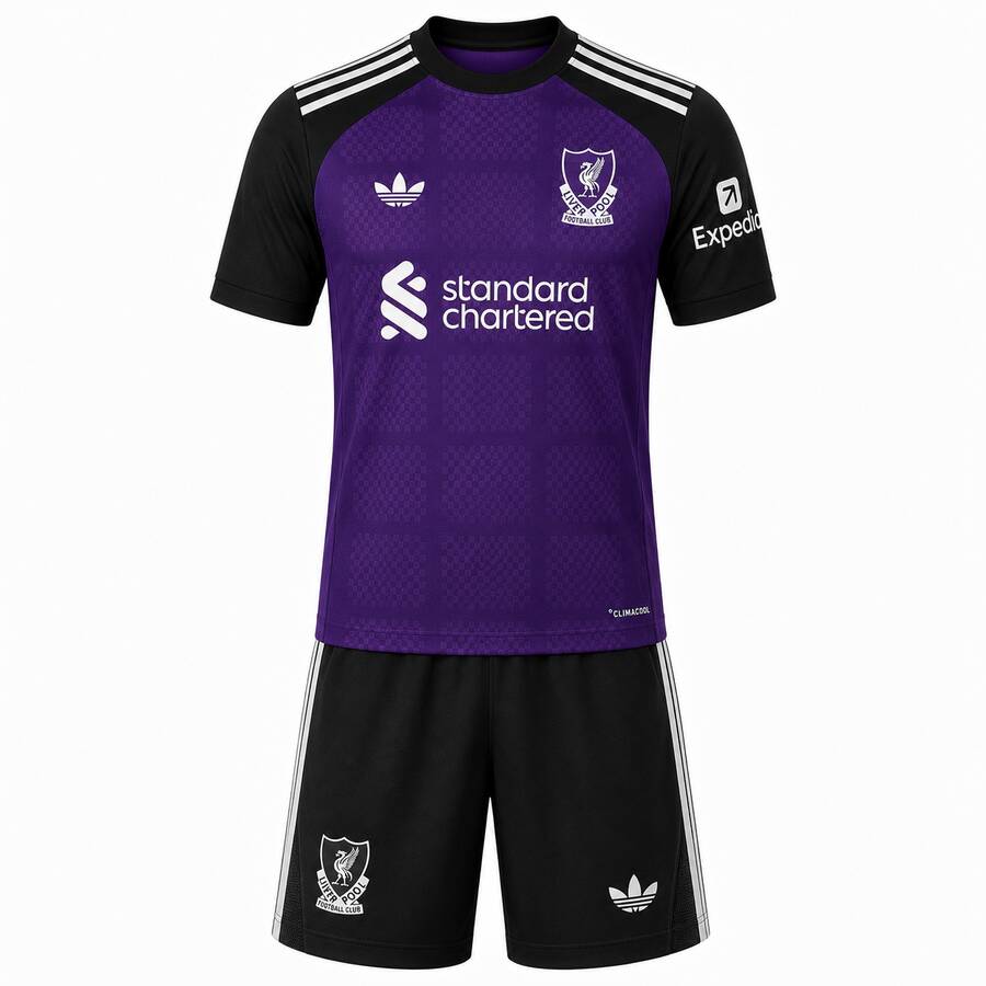 Liverpool Goalkeeper Kits Football Kit Purple 26 27