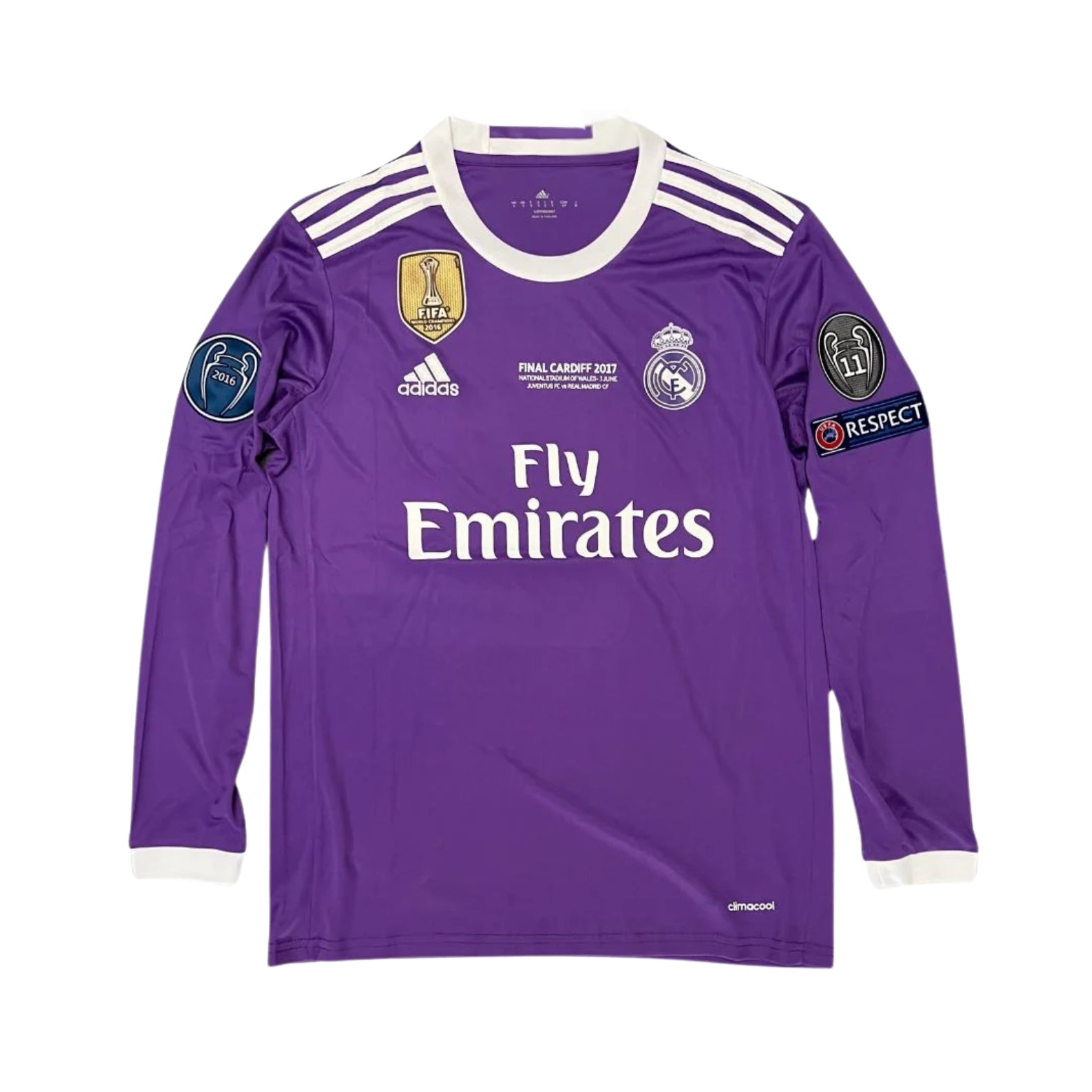 Real Madrid Alternativa 16/17 - Final da Liga dos Campeões - Manga Comprida