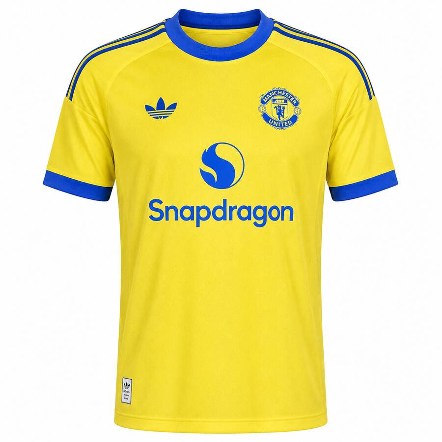 Manchester United Goalkeeper Football Top Yellow 26 27