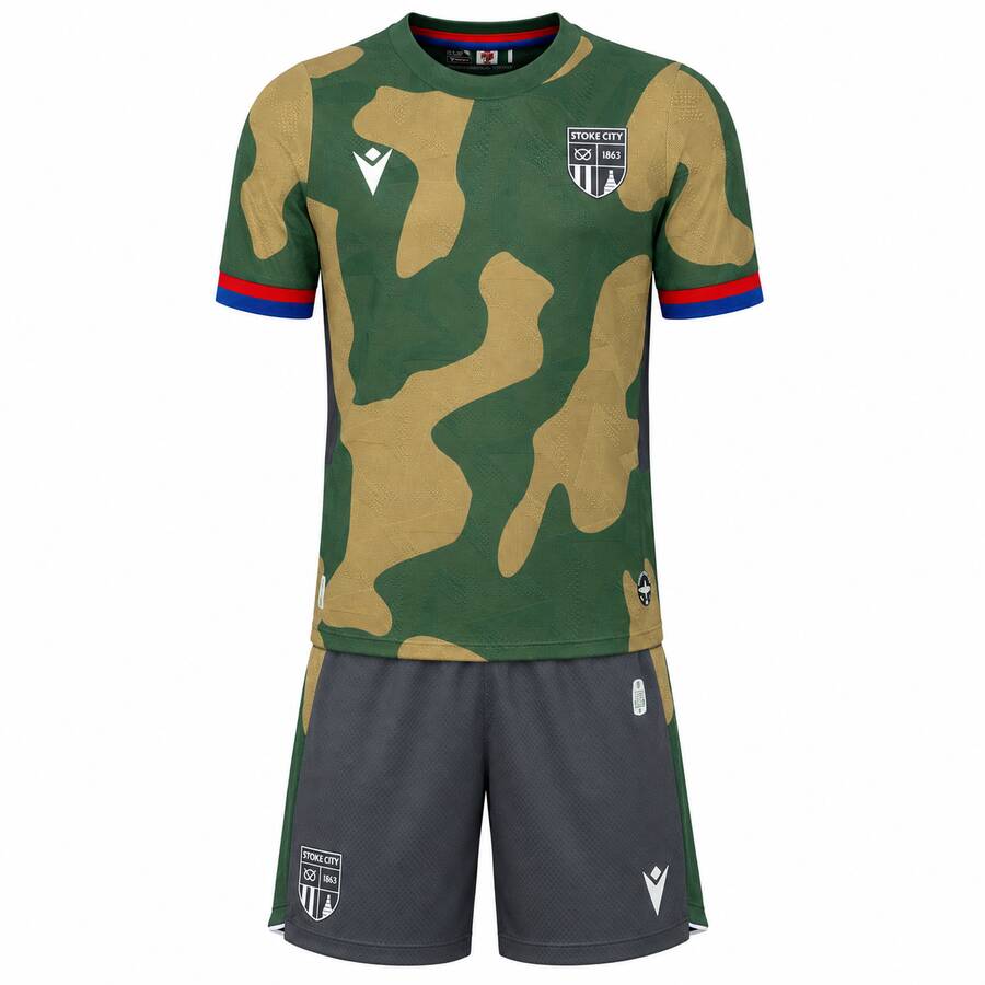 Stoke City Away Kids Football Kit 26 27