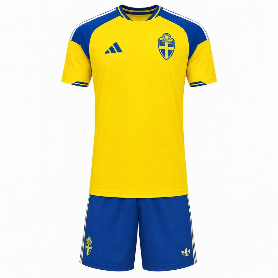 Kit de Criança - Sweden Principal Mundial 2026