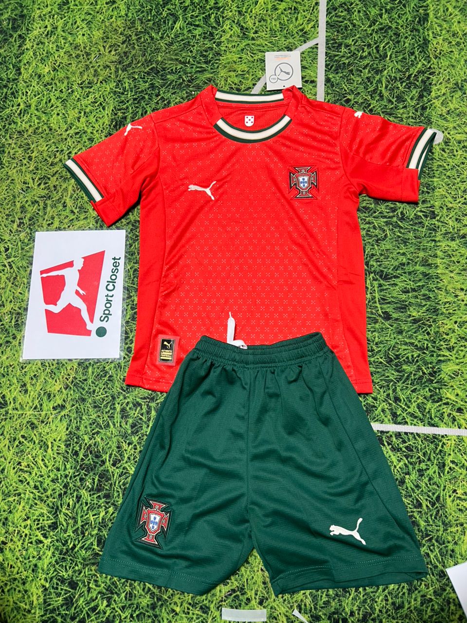 Kit de Criança - Portugal Principal 25/26 - Mundial 2026