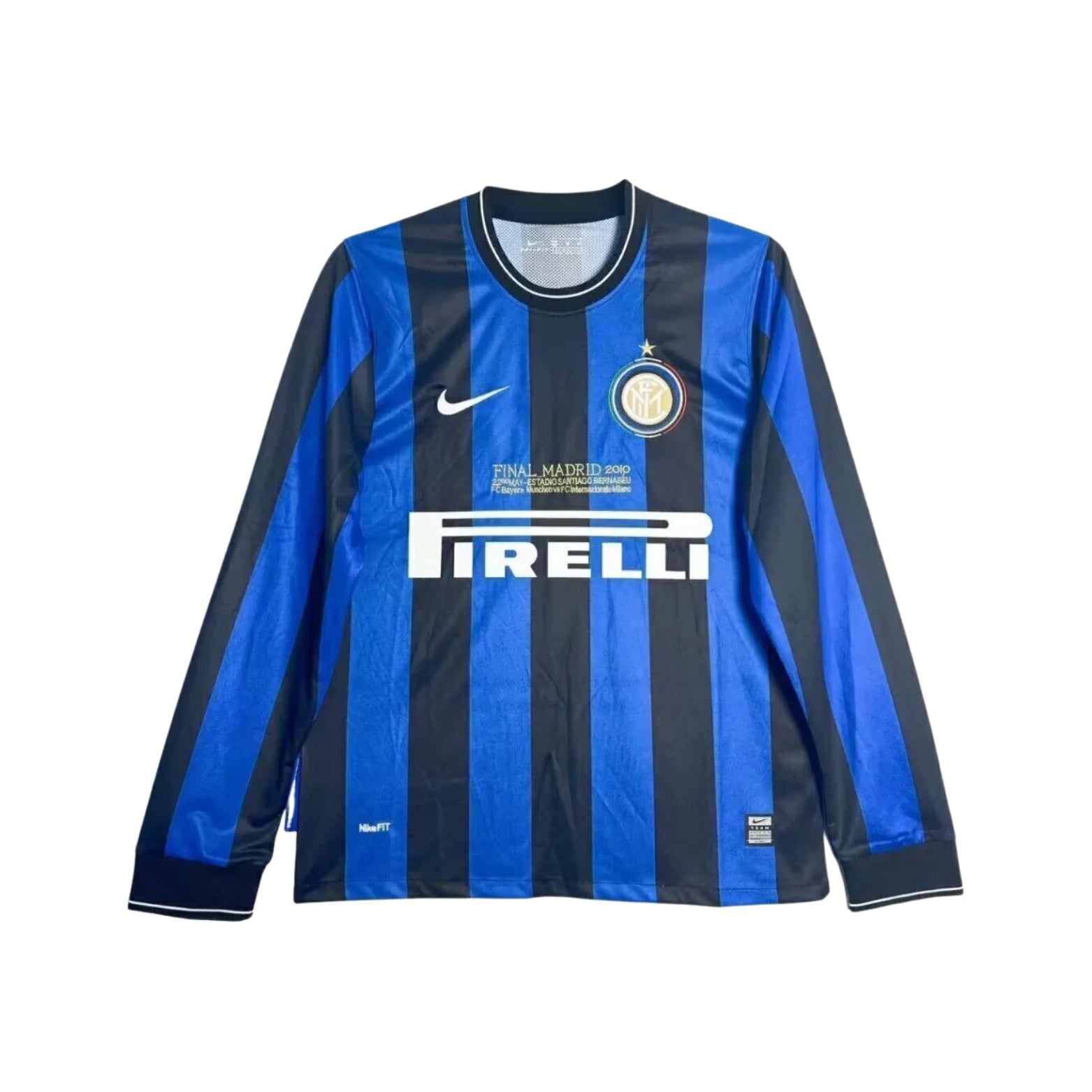 Inter Milão Principal 09/10 - Manga Comprida - Liga dos Campeões