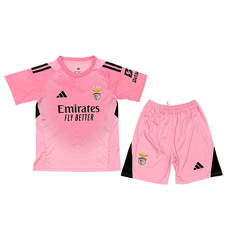 Kit de Criança - Benfica Guarda-Redes Cor-de-Rosa 25/26