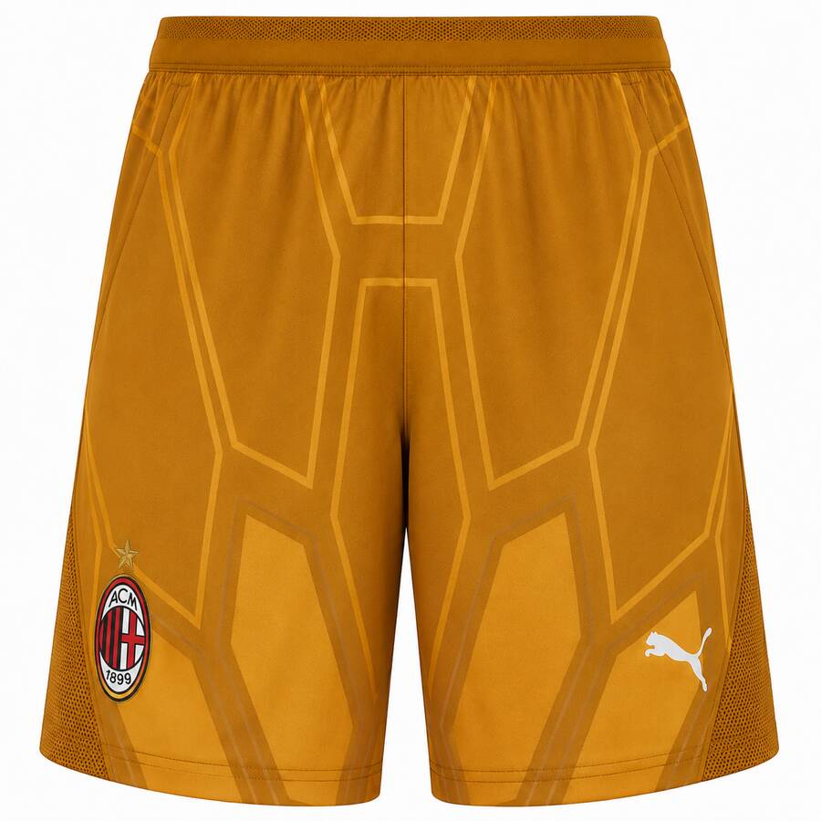 AC Milan Guarda-redes Football Shorts 26/27 Gold