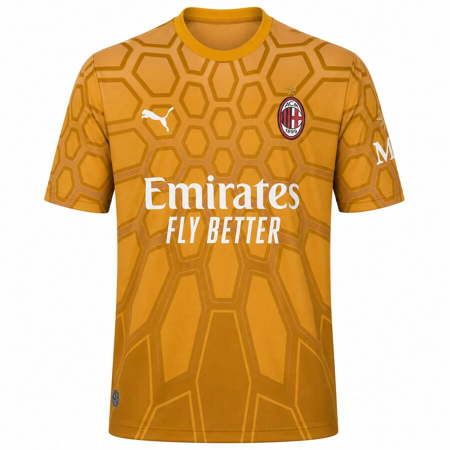 AC Milan Guarda-redes Camisola de Treino 26/27 Gold
