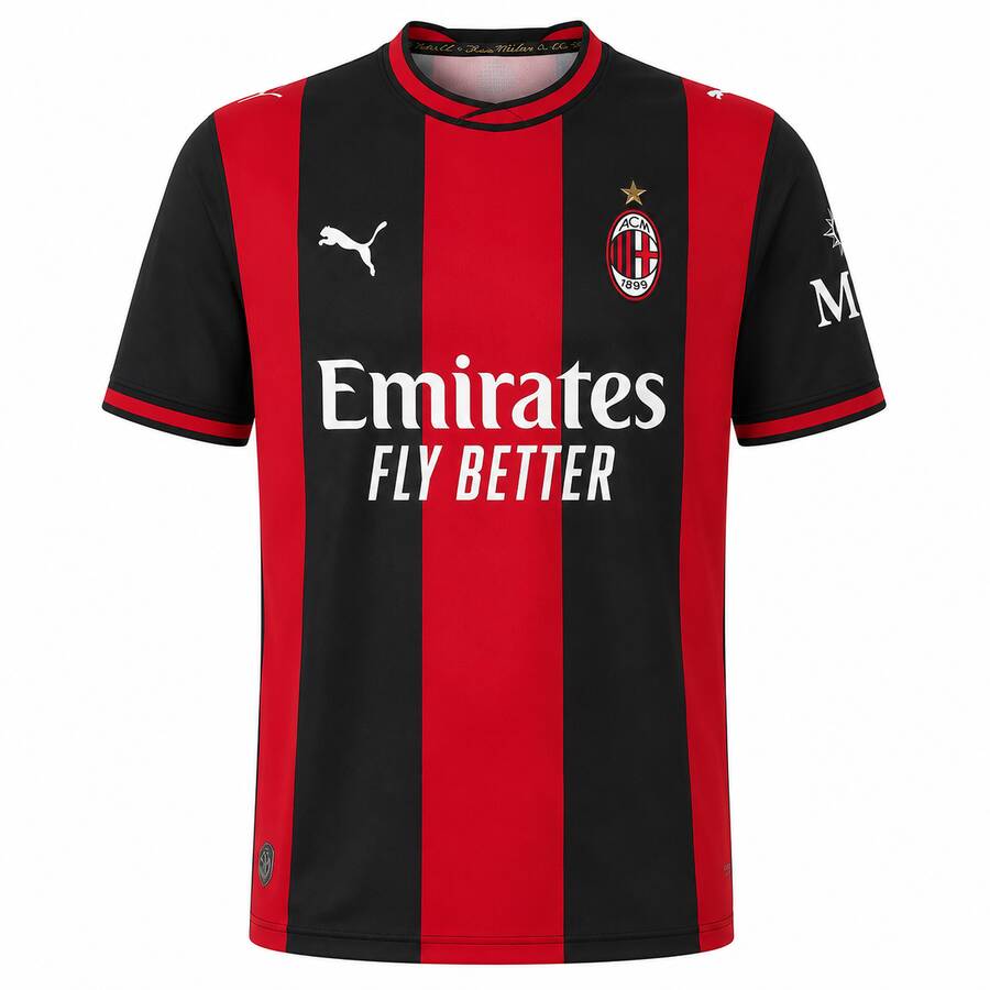 AC Milan Principal Versão de Jogador Equipamento de Futebol 26/27