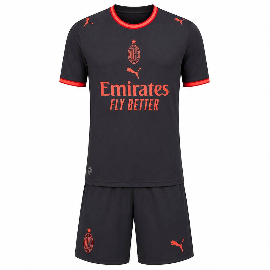 AC Milan Terceiro Kids Football Kit 26/27