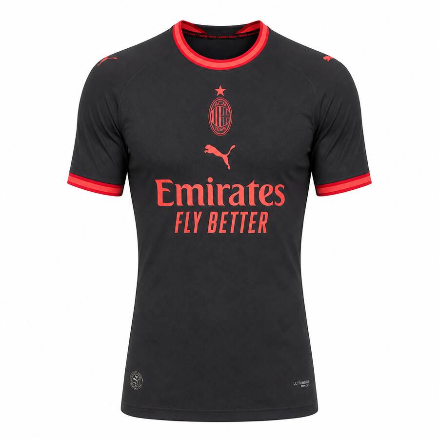 AC Milan Terceiro Versão de Jogador Equipamento de Futebol 26/27