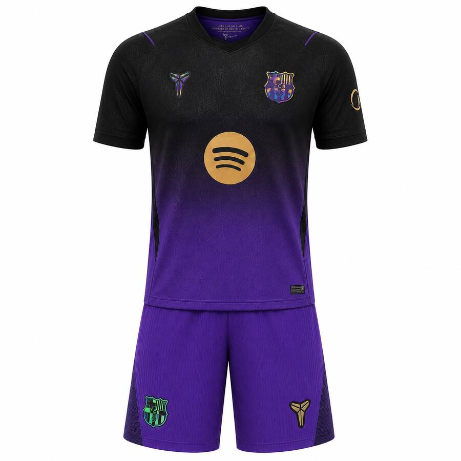 Kit de Criança - Barcelona x Kobe - Alternativo - 26/27