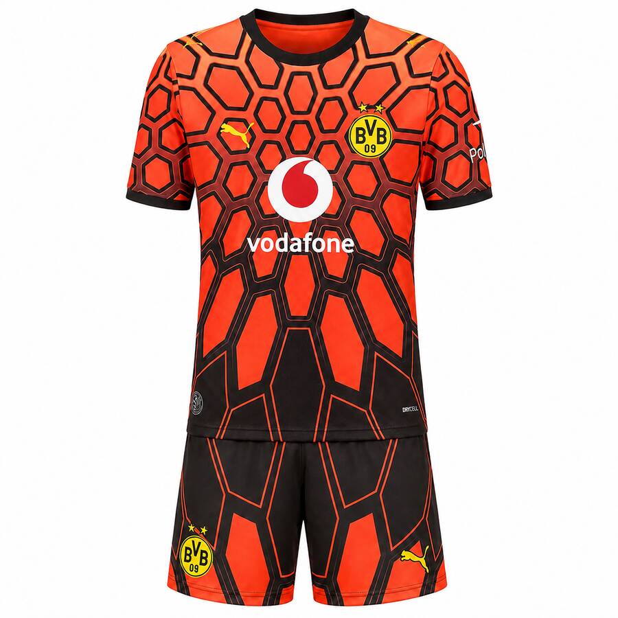 Kit de Criança - Borussia Dortmund - Guarda-redes - Vermelho - 26/27