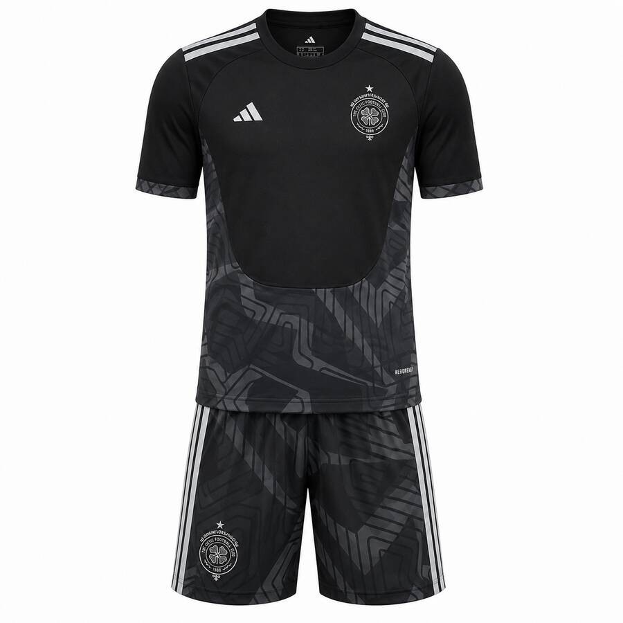 Kit de Criança - Celtic Guarda-redes 26/27 Preto