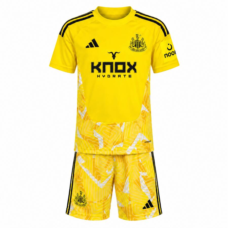 Newcastle Goalkeeper Kids Football Kit 26 27 - Yellow