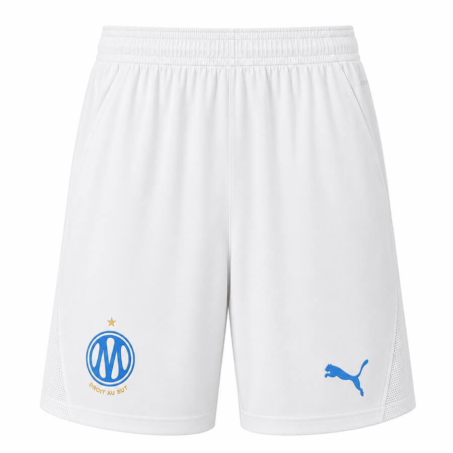Olympique Marseille Home Football Shorts 26 27