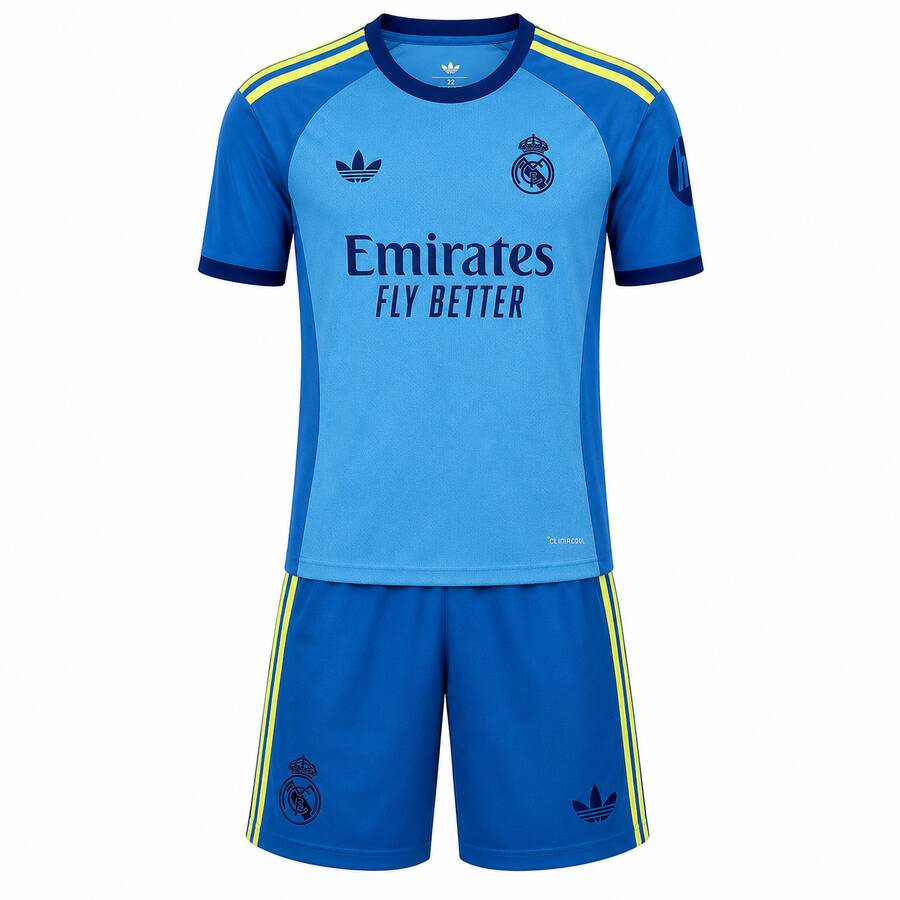 Kit de Criança - Real Madrid Guarda-redes Azul 26/27