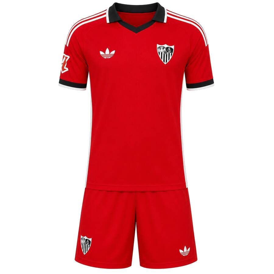 Sevilla Away Kids Football Kit 26 27