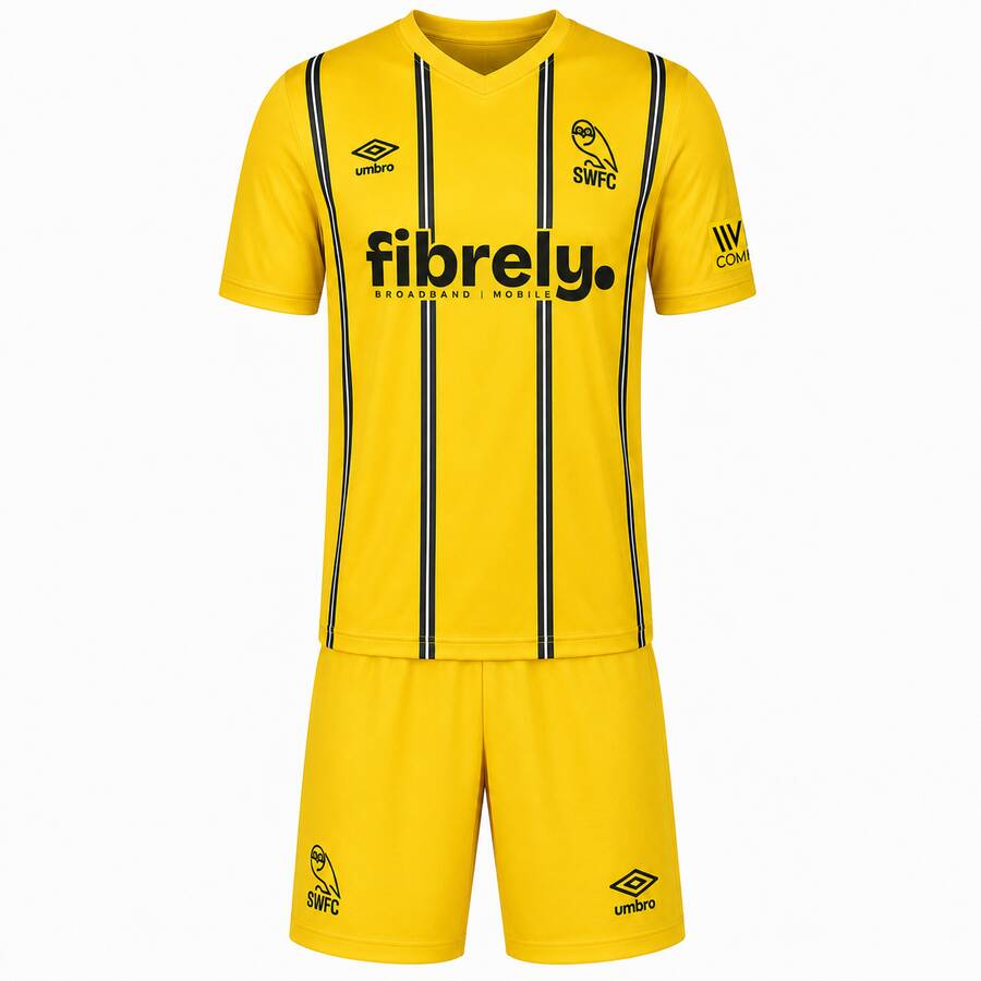 Sheffield Wednesday Away Kids Football Kit 26 27