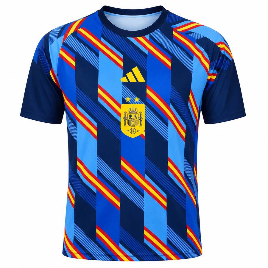 Spain Pre Match Training Top 2 Star