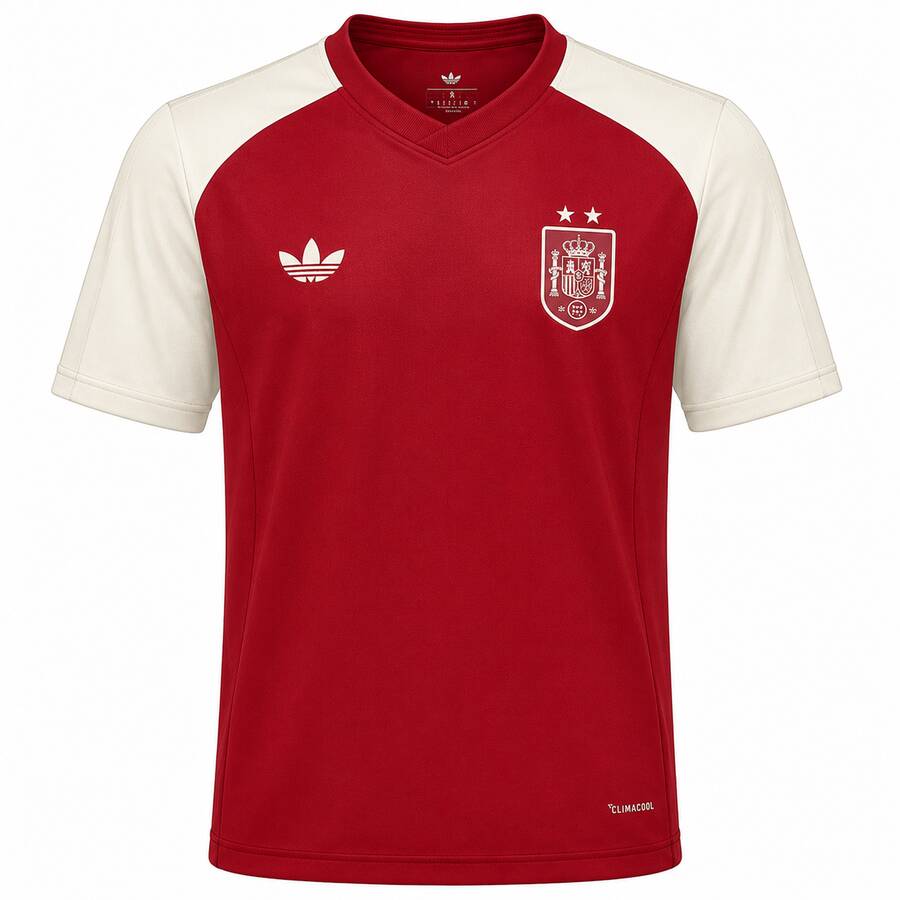Spain Pre Match Training Top Red