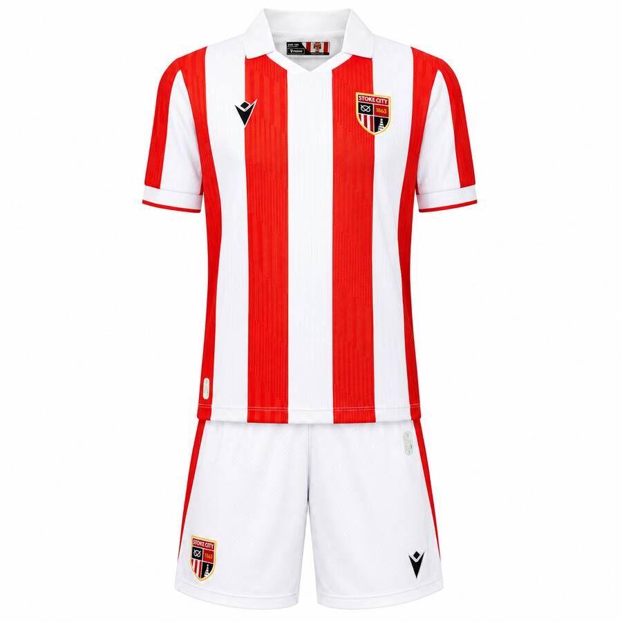 Stoke City Home Kids Football Kit 26 27